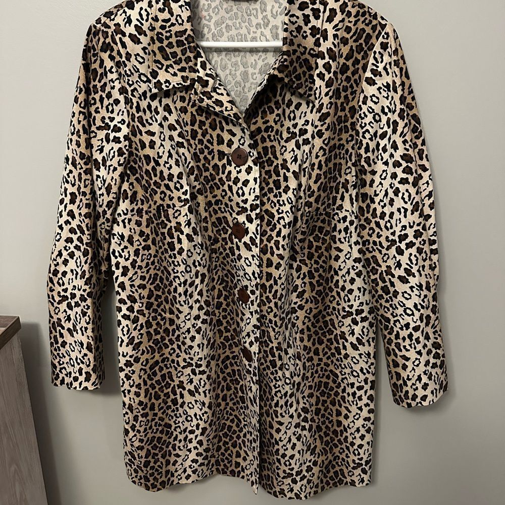 Tara Jones‎ Leopard Print Women's Jacket